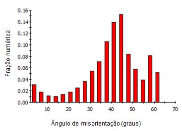 90 Após tratamento térmico de recozimento pode ser observado na figura 5.42 uma microestrutura com grãos recristalizados.