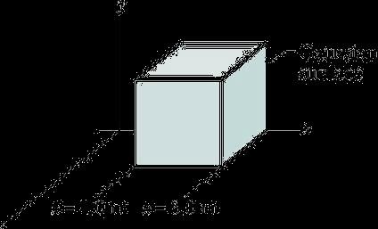 2 Um campo elético dado po = 4,0 i 3,0 (y 2 + 2,0) j atavessa um cubo gaussiano com 2,0 m de aesta, posicionado da foma mostada na figua.