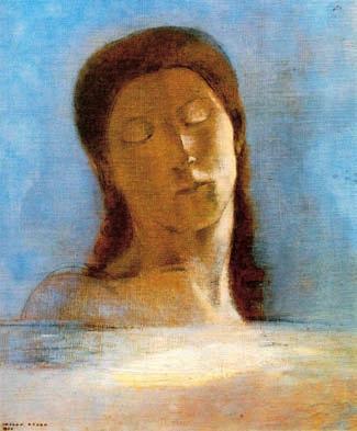 Odilon Redon (1840-1916) começou produzindo quadros em preto e branco, vindo somente depois aderir às cores.