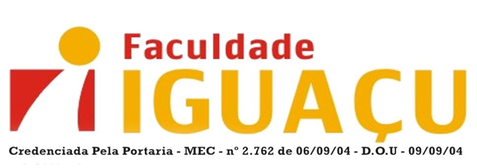 VESTIBULAR 1/2018 MANUAL DO CANDIDATO INFORMAÇÕES: Secretaria Acadêmica Faculdade Iguaçu Av.