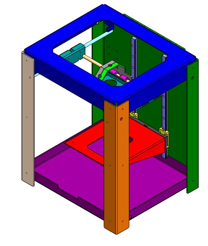 Figura 41 - Modelo para a análise estrutural As propriedades mecânicas dos diferentes componentes foram consideradas isotrópicas e linear elástica e atribuídas diretamente através da biblioteca de