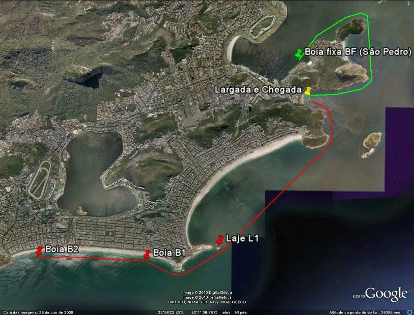 ANEXO 1A - PERCURSOS PREVISTOS PARA AS PROVAS DE V6 (18 e 28 Km) Percurso para a prova de V6 Masculina (28 km): Trechos vermelho e verde: Praia Vermelha Leme, Copacabana Arpoador Ipanema Leblon Praia