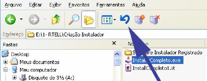 Exercícios de Informática Professor Reynaldo Telles - www.rtell.com.br pág 2 1) A figura a seguir apresenta um trecho de tela do Windows Explorer.