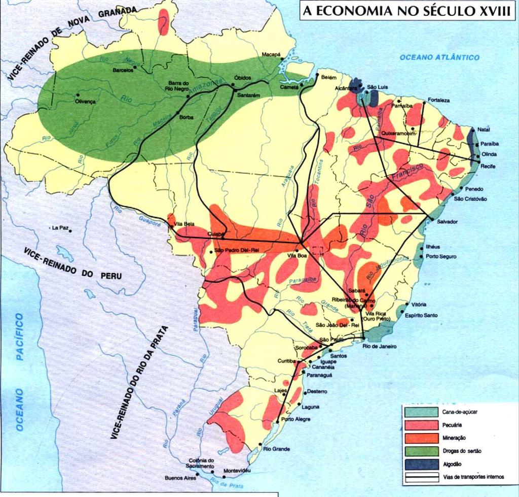 Expedições militares Ocupação do território brasileiro Expansão para o sertão: Fatores