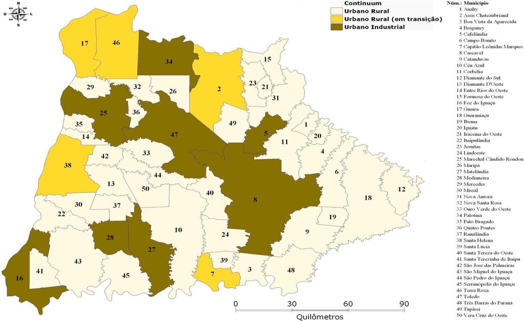 Municípios mais dinâmicos e com impulso