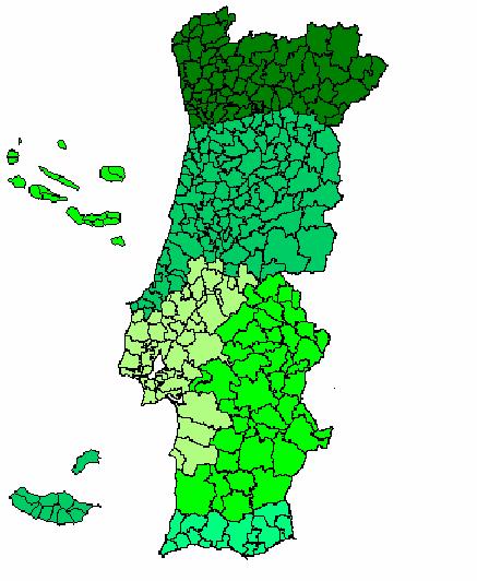 Distribuição por