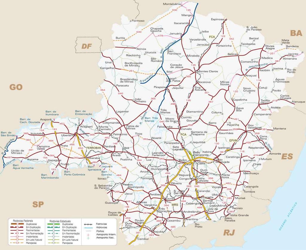 SUL MINAS: Varginha, Carmo de Minas, Boa Esperança e