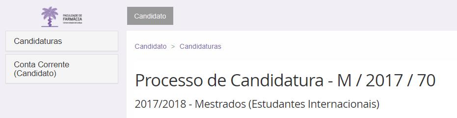 Em caso de dúvida, deve contactar o Gabinete de Estudos Pós-Graduados através do email: posgraduados@ff.ulisboa.pt.