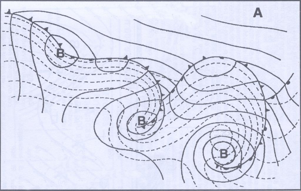 Figura 9 Nesta etapa o ciclone se separa da zona frontal e a oclusão desaparece.
