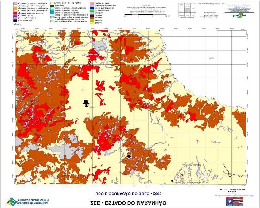 Figura 6 Mapa de Uso e Ocupação das Terras do