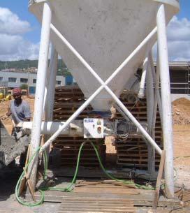 Argamassas Industriais Vantagens Limpeza do estaleiro Economia de