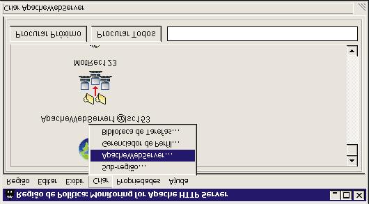 Informações de segundo plano Antes de gerenciar os recursos do Apache HTTP Serer ocê dee primeiro registrá-los no ambiente Tioli criando objetos do Apache HTTP Serer específicos em uma região de