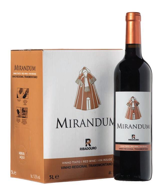 ) Castas Vinho produzido a partir das castas existentes na região do planalto Mirandês. Deve ser servido à temperatura de 18 a 20 C.