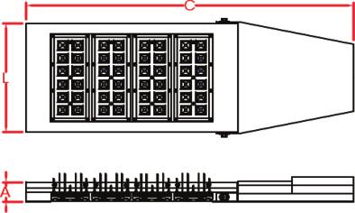 Grau de proteção IP66, adequado para ambientes externos.