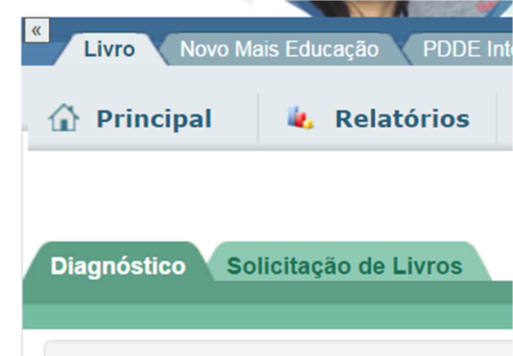 3º) Após o 2º passo, clique na aba Quantidade de Alunos e Professores, para preencher o número de alunos e professores: 4º)