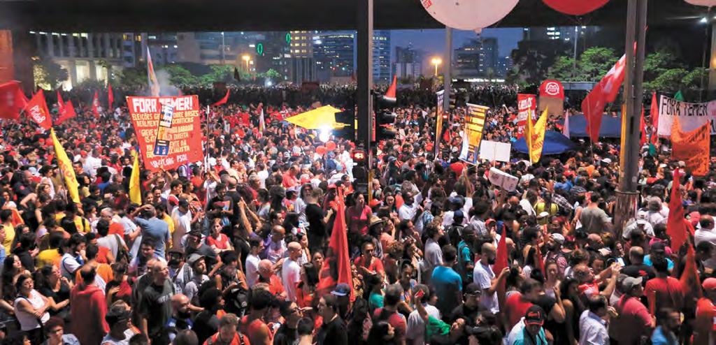 reformas do governo Temer, 15 de março Atos de protesto se espalharam por todo o Brasil no primeiro semestre de 2017.