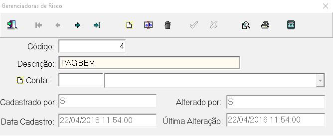 1 - Cadastrando a Operadora de Cartão 1.