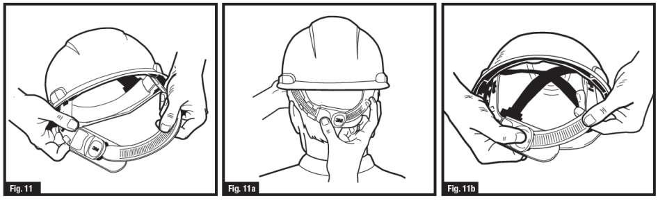 Gire o botão no sentido horário até que o capacete esteja seguro e confortáv el. NÃO APERTE DEMAIS. 3.