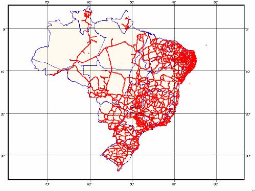 Figura 4.2 Referências de nível da rede altimétrica fundamental do Brasil Materialização das RNs da RAFB.