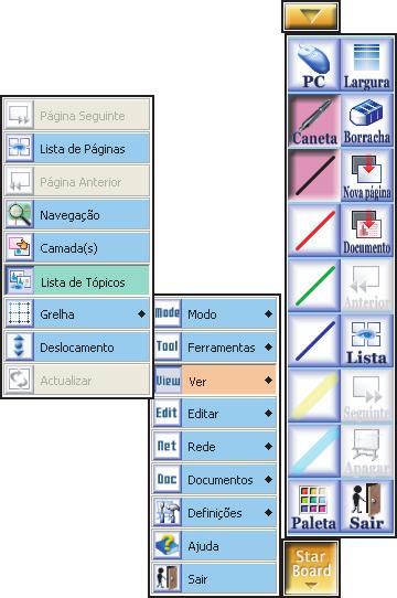 Abrir um ficheiro de pacote Guarde um ficheiro de pacote no computador StarBoard. (Ou ligue um dispositivo de memória USB com o ficheiro de pacote no computador.