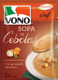 vono CHEF VONO CHEF é a nova linha da subcategoria de cremes e claras que sofre menor impacto da