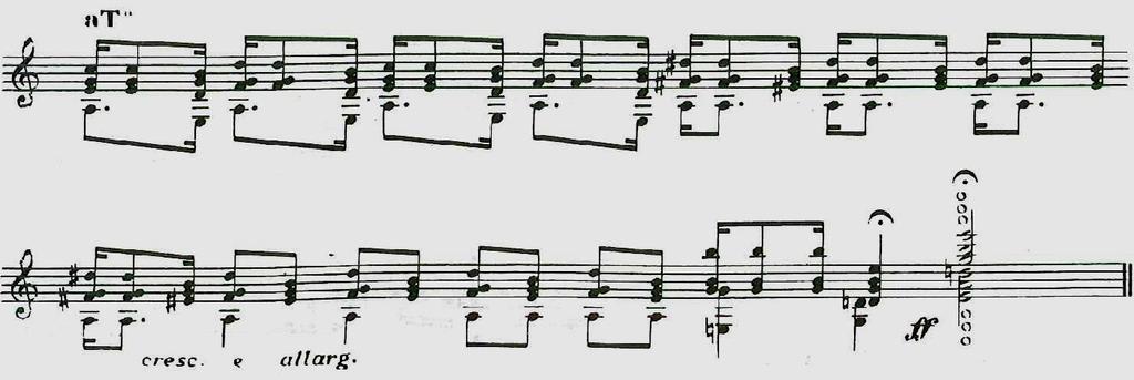 17 Gavotta-Choro 1912 Figura 8: Suite Popular Brasileira Gavotta-Chôro O compositor preserva o esquema harmônico, simplicidade rítmica e exequibilidade acessível na Gavotta-Choro, semelhantemente às