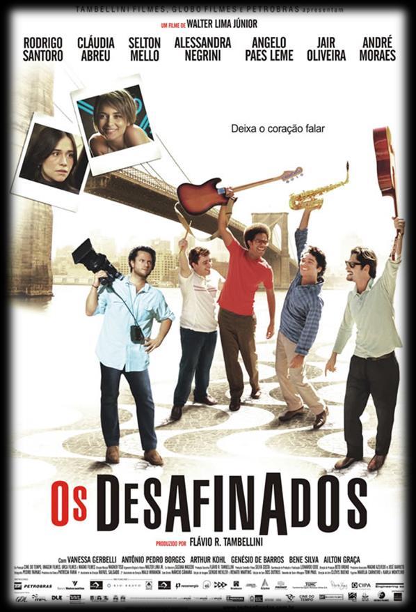 Cinema na escola - Os desafinados A Bossa Nova surgiu em 1950 na cidade do Rio de Janeiro, veio do samba e tem uma grande influência do jazz estadunidense.