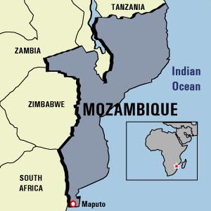 Dados gerais de Moçambique Localização: Costa Oriental de África Capital: Maputo Área Total 799, 380