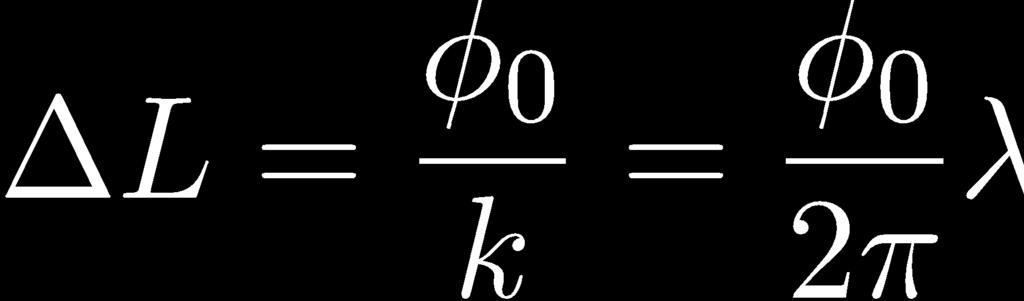 1: φ0 /2π mede a distância