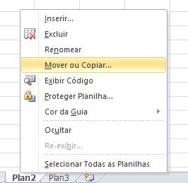 s e s e Mover (ou Copiar)