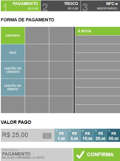 12 TAGS: FRENTE DE CAIXA, PDV, CAIXA, BOTÕES RECEBA UMA COMPRA EM DINHEIRO NO PDV Para receber o pagamento de uma compra no PDV em dinheiro e devolver o