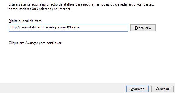 CRIE UM ÍCONE DE ATALHO NO COMPUTADOR Para criar um atalho da sua conta MarketUP no computador é simples!