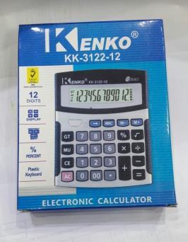 CALCULADORA KK-3122-12 DIGITOS PILHA- CAIXA