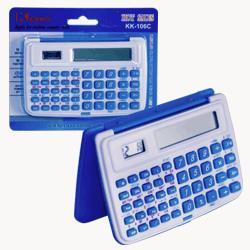 FA-87 200 R$ 1,55 CALCULADORA KK-106C CIENTIFICA BATERIA -CAIXA L13,5 X A11 CM