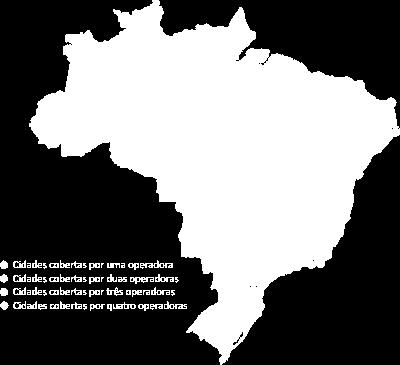 Cobertura 4G no Brasil Cobertura em 66