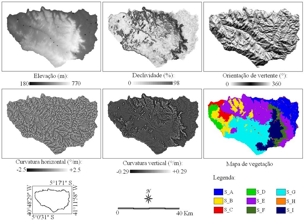 Geomorfometria aplicada ao sensoriamento remoto da vegetação Análise conjunta