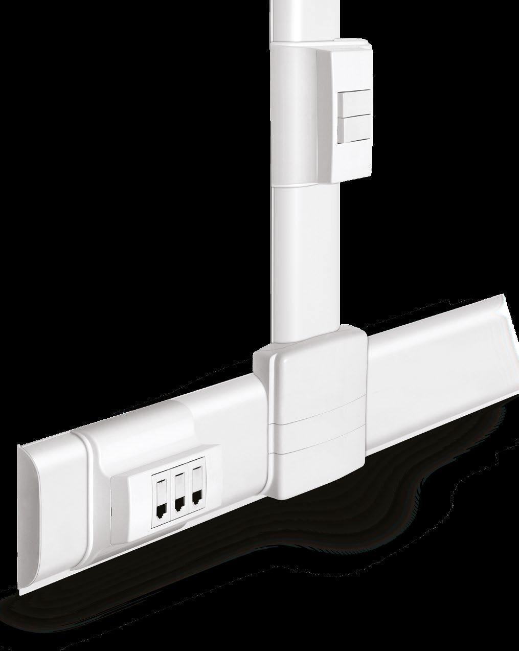 DLP Rodapé foi atestado pela norma NF EN 50085--1 e atendem às normas IEC 61084- -1 e