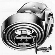 Pressão Tubo bourdon C O tubo Bourdon é o mais comum e antigo elemento sensor de pressão, que sofre deformação elástica proporcional à pressão.