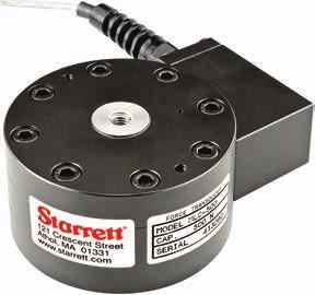 Células de Carga A Starrett oferece uma linha completa de acessórios, incluindo tecnologias de sensores de carga de precisão e medições de deformação.