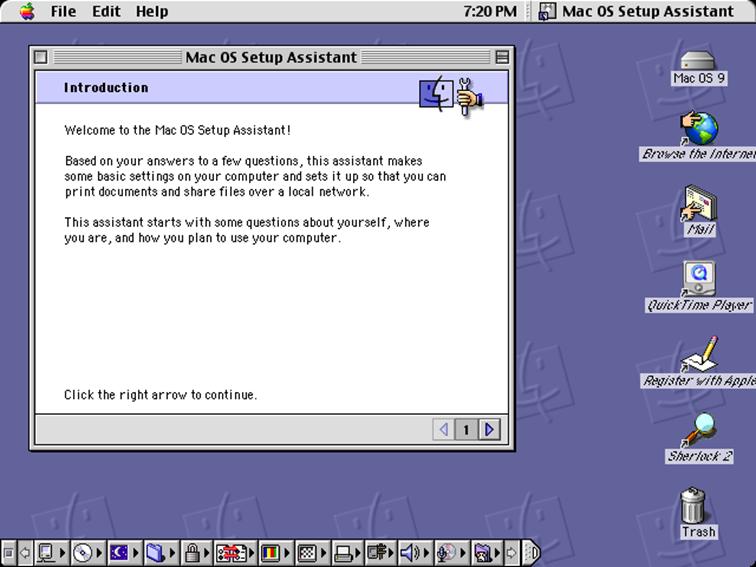 MacOS Sonata System 9-1999 Gerência de memória melhorada consideravelmente Melhorou o