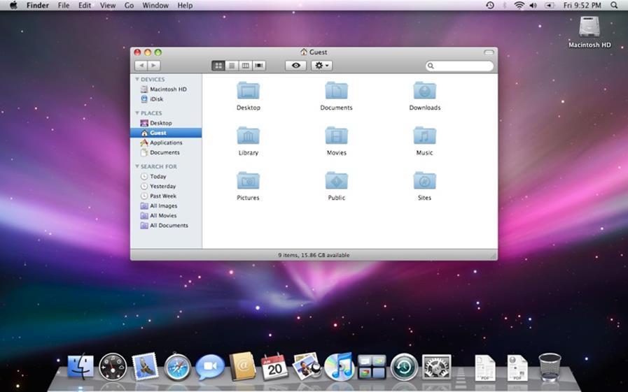 MacOS Leopard MacOS x 10.