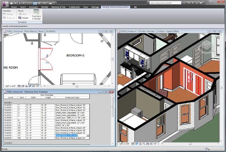 9 O Revit oferece uma nova concepção de Computer Aided Design (CAD), apresentando completa associatividade bi-direcional.