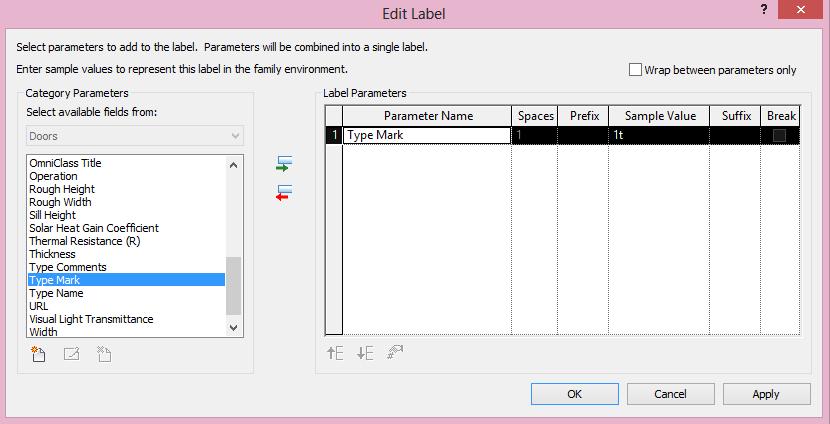 Figura 83 - Edit Label - Type Mark Há também a possibilidade de alterar a