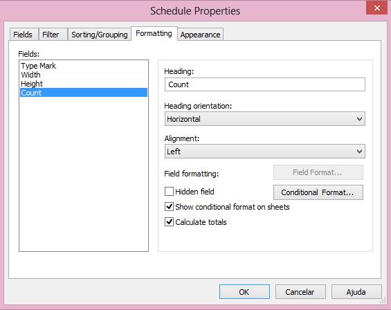 59 Figura 89 - Aba "Formatting" 6.2.