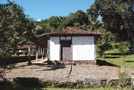 situação e ambiência A antiga senzala conserva sua