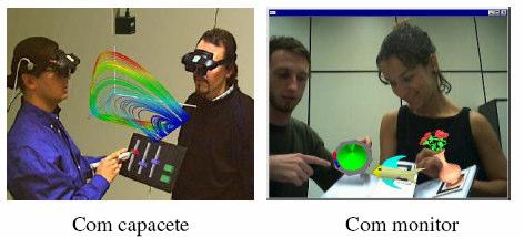 et al., 2003), envolvendo áudio e vídeo-conferência, sistemas colaborativos de Realidade Virtual, etc.