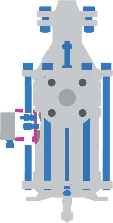 4 Seleção da bomba Para obter a capacidade calculada é recomendável selecionar a bomba imediatamente superior no diagrama V/H e ajustar o ponto de operação na curva para as condições de operação.