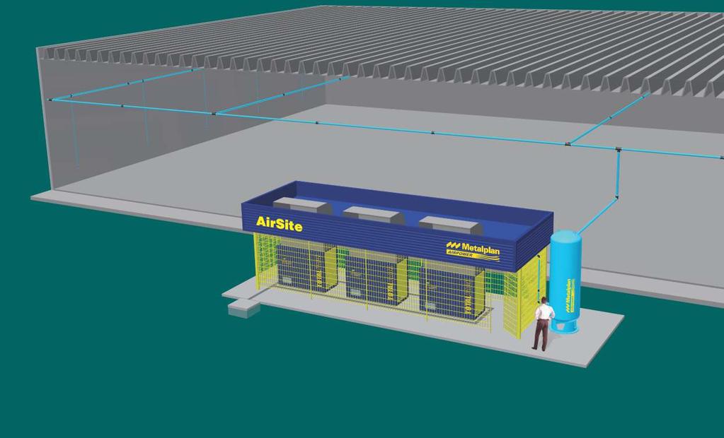 PLANEJAMENTO E EXECUÇÃO DE SISTEMAS DE AR COMPRIMIDO DE ALTA EFICIÊNCIA ENERGÉTICA SISTEMA ISO A Metalplan