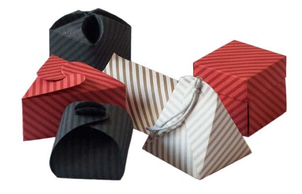 Caixas Fashion Listas Fashion Stripes Boxes Embalagem Packaging Mini Saco Mini Bag Flor Flower Almofada Pillow Cofre Safe Cubo Cube Triângulo Triangular Ref 65 0707 1 702 65 0707 2 702 65 0707 3