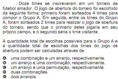 5 Caracterizando as Questões do Novo ENEM A caracterização das questões do Novo ENEM desenvolvida nesta pesquisa foi elaborada de acordo com dois focos, os quais são apresentados a seguir: As